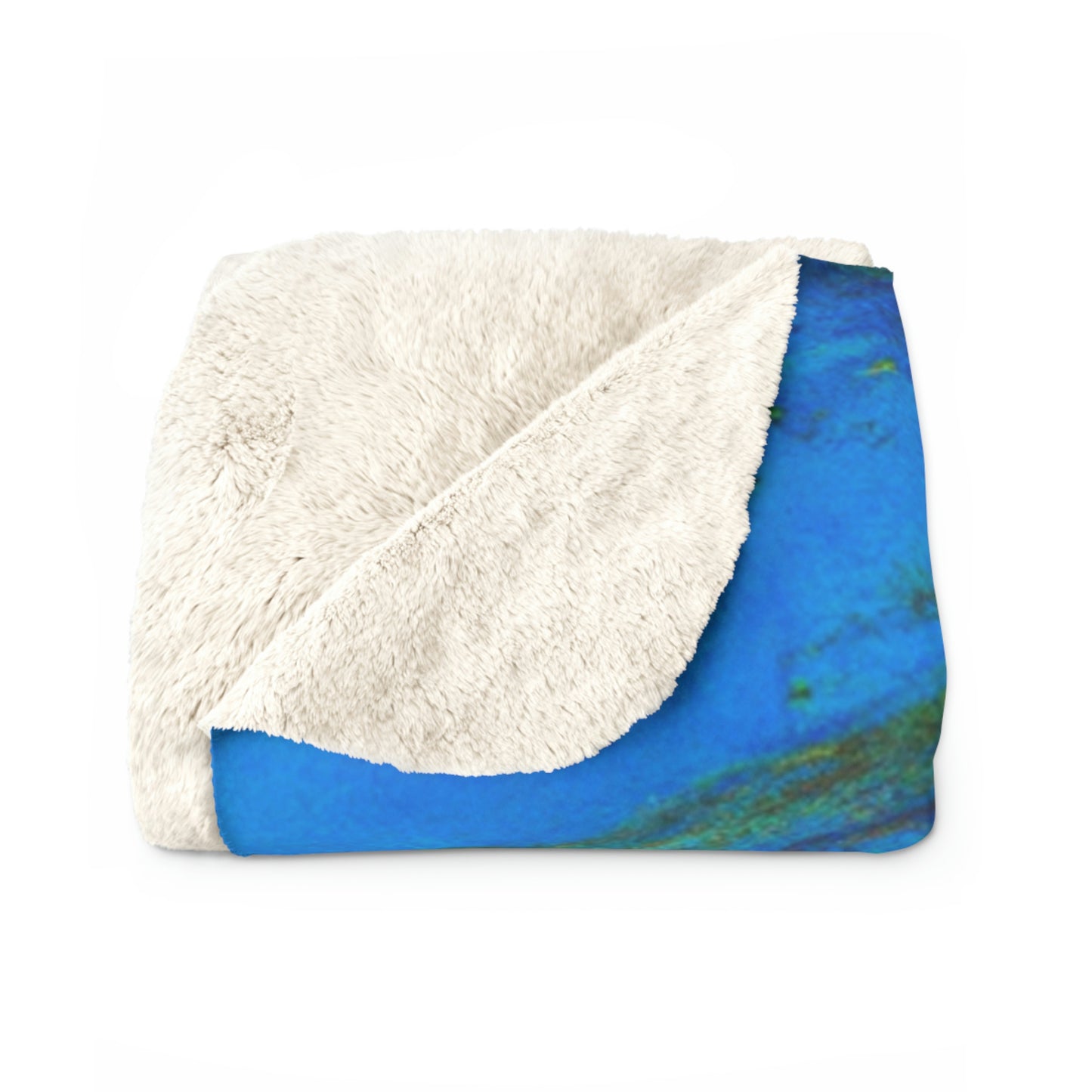 "Majestic Morning Reflections" - The Alien Sherpa Fleece Blanket