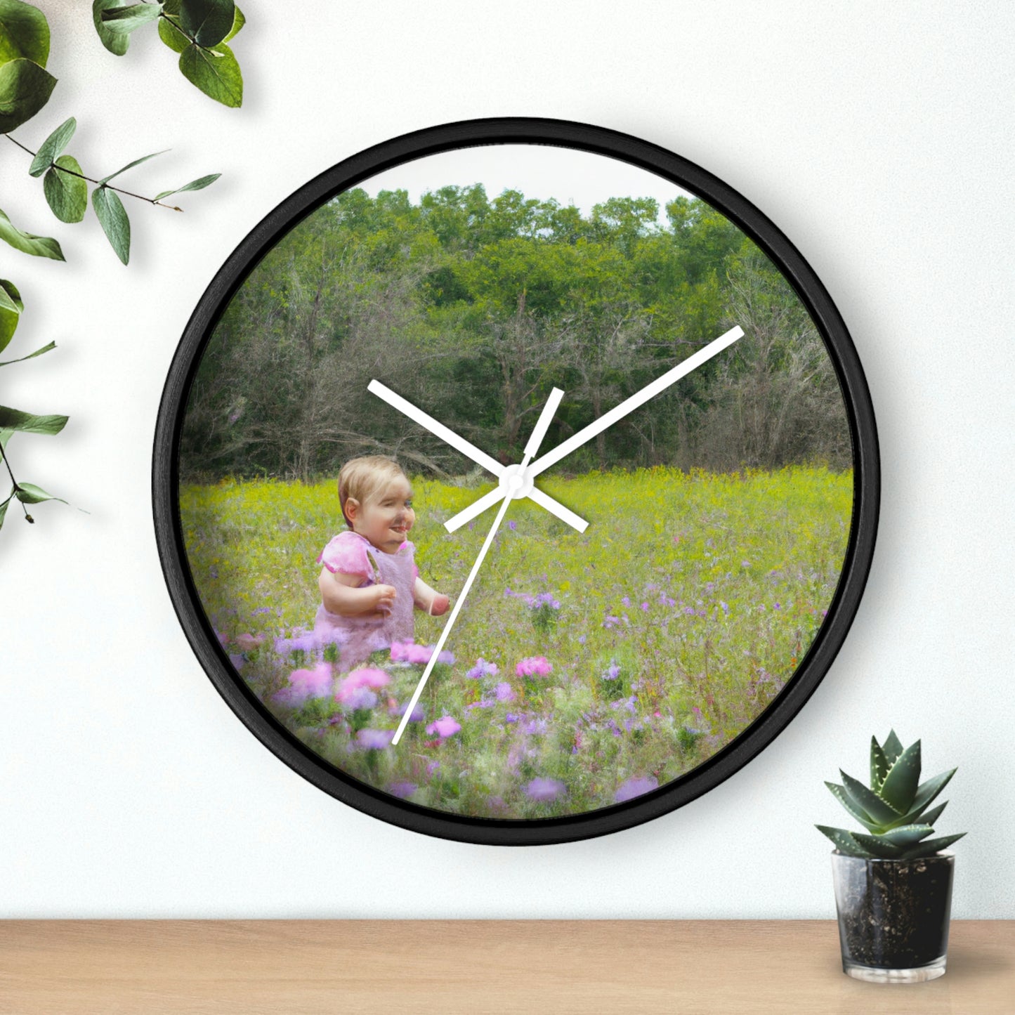 "Sun-Kissed Summer" - The Alien Wall Clock