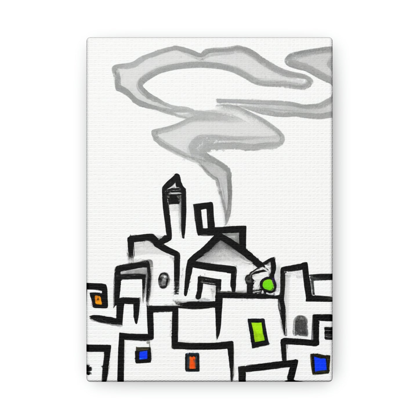 The City In The Mist - The Alien Canva