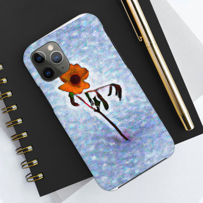 "Eine Blume, die sich weigert zu zittern" - Die Alien Tough Phone Cases