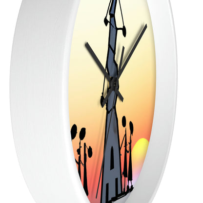 "Forgotten in the Sunset" - The Alien Wall Clock