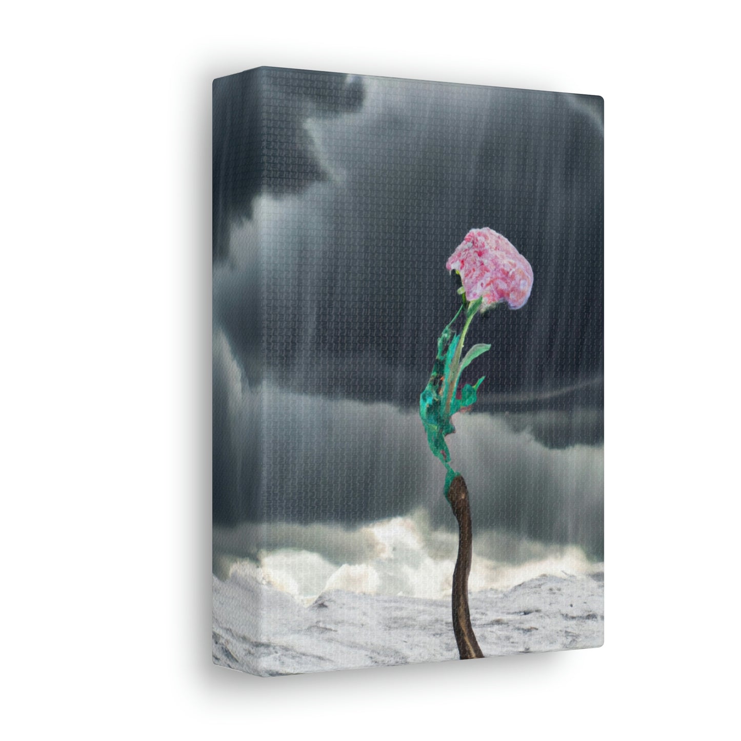 "Aight Against the Storm: La historia de una flor solitaria" - The Alien Canva