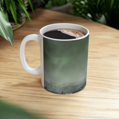 "Conundrum in the Ruins" - The Alien Ceramic Mug 11 oz