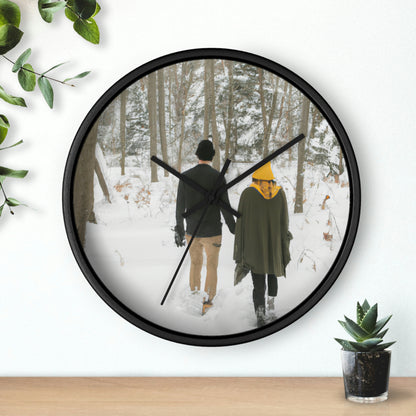 "Fairytale in the Snow" - The Alien Wall Clock