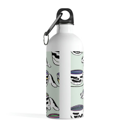 "A Purr-fectly Precious Tea Party Parade" - The Alien Stainless Steel Water Bottle