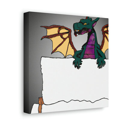 "Dragon's Secret Message" - The Alien Canva