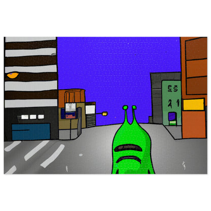 "Alien Misadventure in the City" - The Alien Jigsaw Puzzle