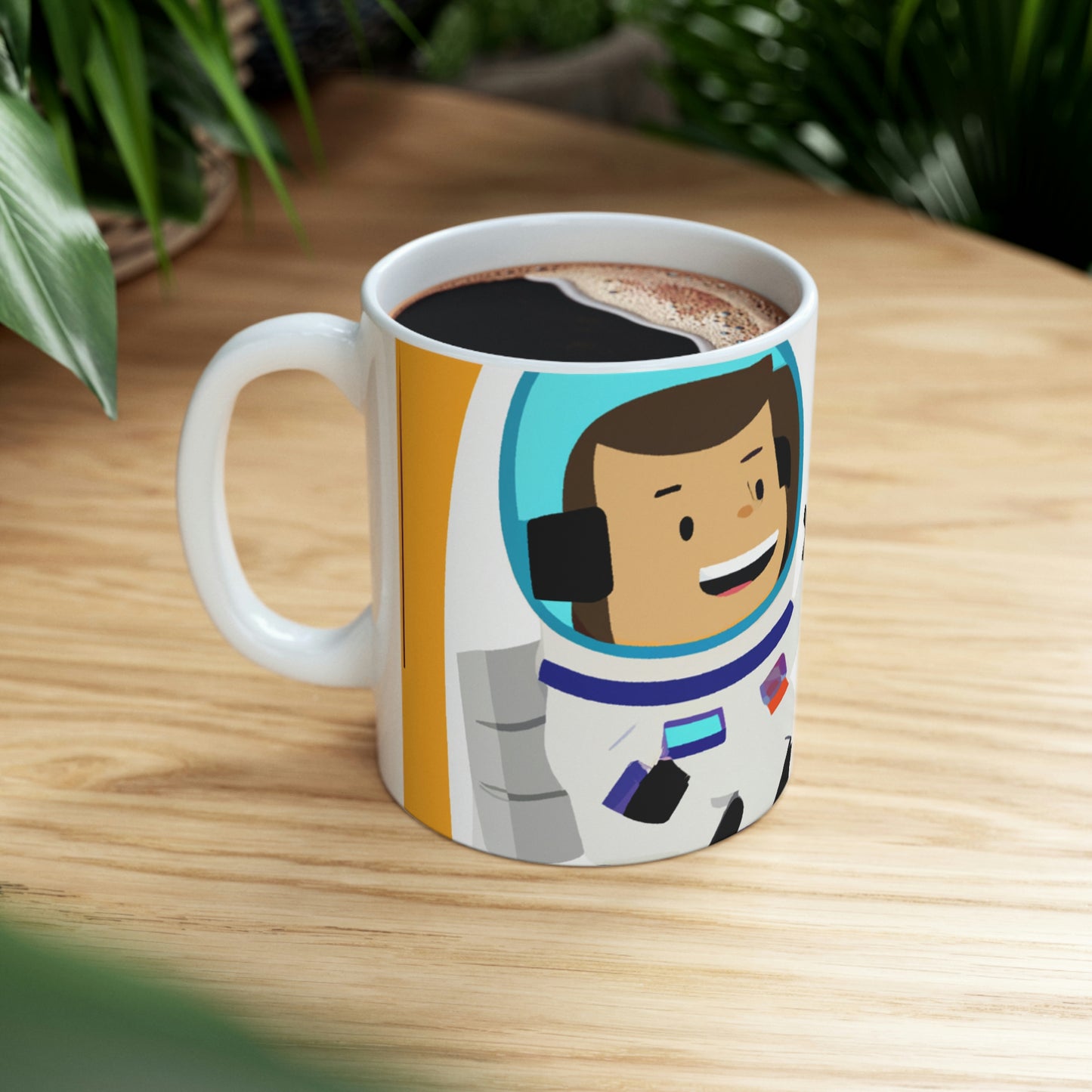 "A Voyage of Celestial Smiles" - The Alien Ceramic Mug 11 oz