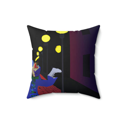 "Alley Star Juggler" - The Alien Square Pillow