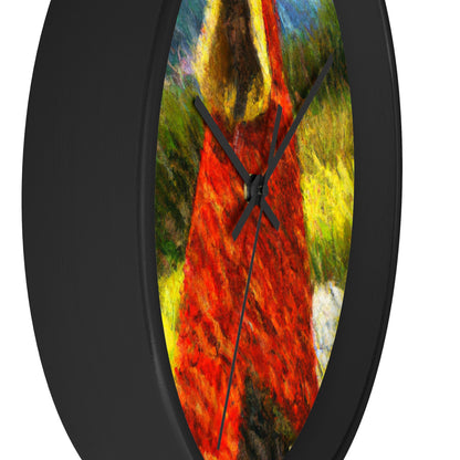 The Tattered Red Cloaked Stranger - The Alien Wall Clock