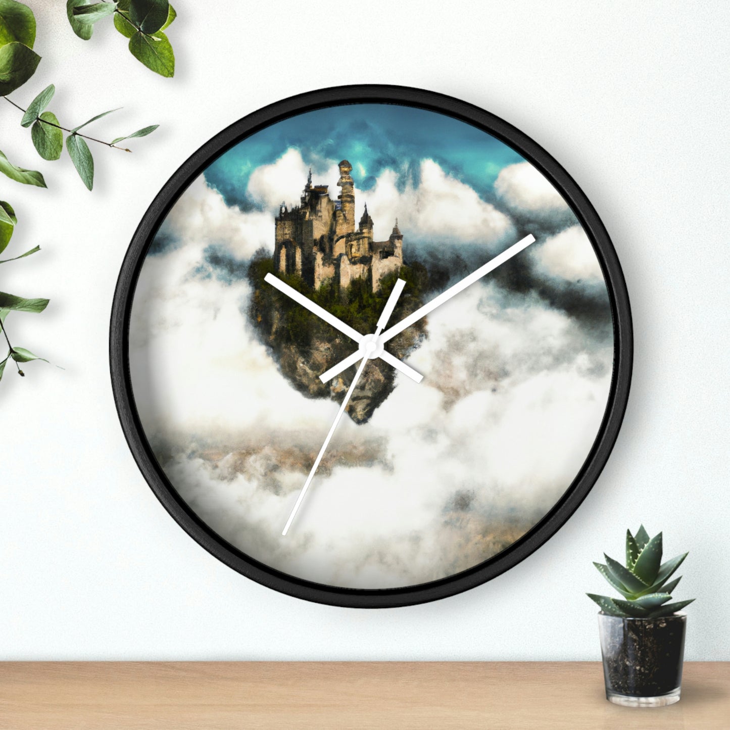 Mystic Castle in the Sky - The Alien Wall Clock