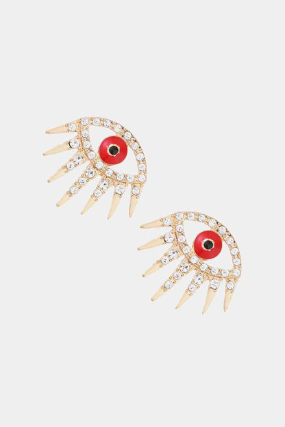 Evil Eye Strass Ohrringe