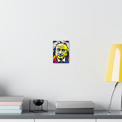 "Albert Einstein: un retrato de arte pop" - The Alien Canva