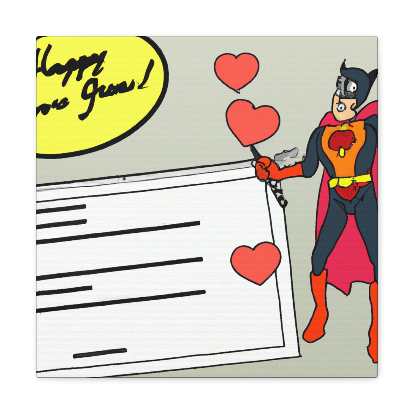 "To My Beloved Comic Book Hero: A Love Letter" - The Alien Canva