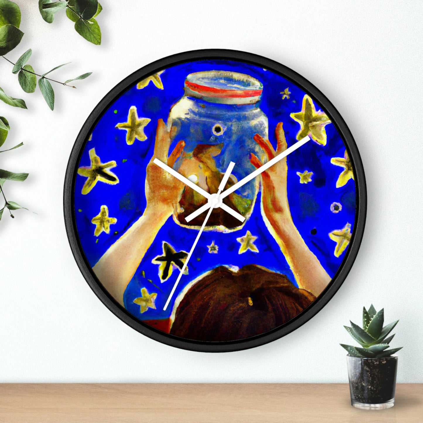 "A Jarful of Stardust" - The Alien Wall Clock