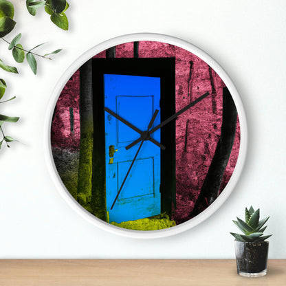 The Enigmatic Door of the Forest - The Alien Wall Clock