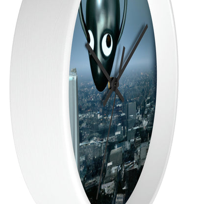 "A Distant Spark: An Alien's Search for Sanctuary in the City." - The Alien Wall Clock