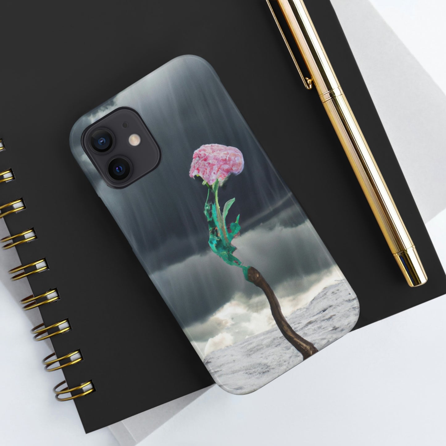 "Aight Against the Storm: The Story of a Lonely Flower" - The Alien Tough Phone Cases