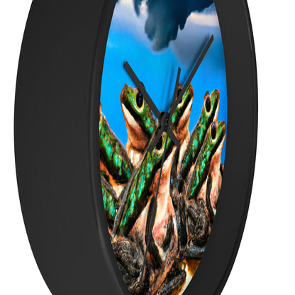 "A Frog Chorus in the Thunderstorm" - The Alien Wall Clock