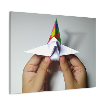 „Verdeckte Kreationen: Erstellen einer geheimen Nachricht mit Origami“ – The Alien Canva