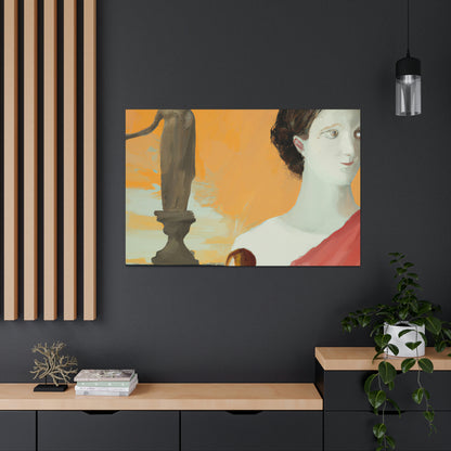 "Classic Meets Contemporary: A Fusion of Greek Art and My Own Style" - Canvas