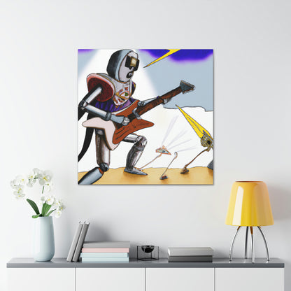 "Guitar Hero: Time Warp Showdown" - The Alien Canva