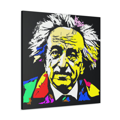 "Albert Einstein: Ein Pop-Art-Porträt" - The Alien Canva