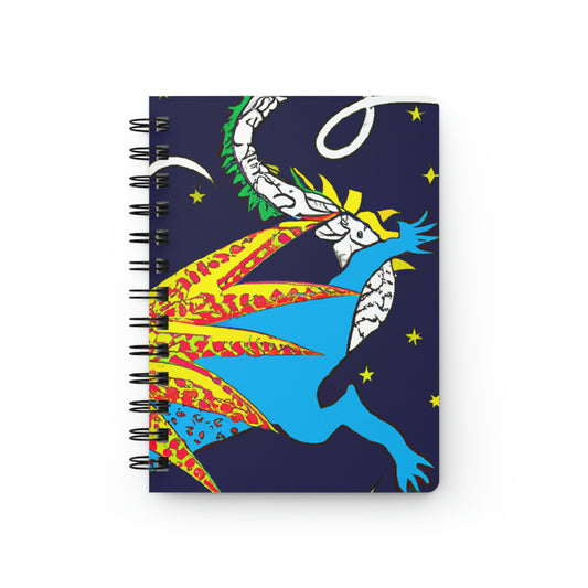 "Vuelo de medianoche del dragón" - The Alien Cuaderno encuadernado en espiral