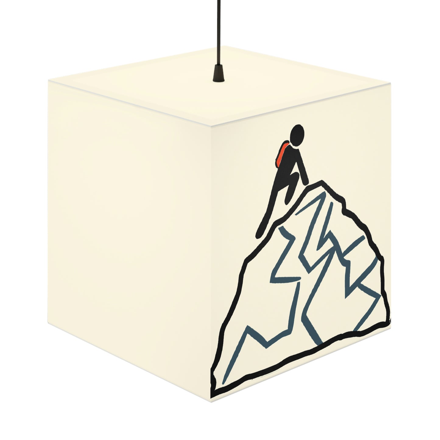 "Ascending the Summit" - The Alien Light Cube Lamp