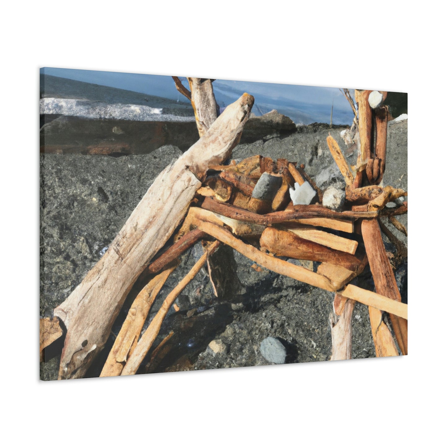 "Driftwood Dreamscape" - Canvas