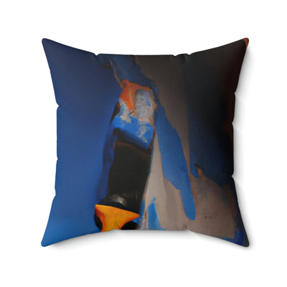 "Ruhe nach dem Sturm" - Das Alien Square Pillow