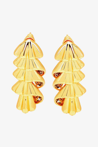 So Gorgeous 18K Gold-Plated Rhinestone Earrings