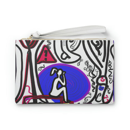 "Alone in the Park: Pondering Life's Challenges" - The Alien Clutch Bag