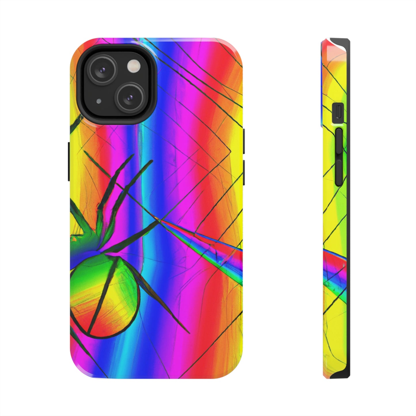 "A Spinnerette's Prismatic Web" - The Alien Tough Phone Cases