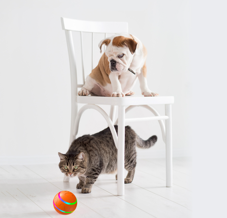 Pet Neue Katze Böse Ball Spielzeug Intelligente Ball USB Katze Spielzeug Selbst Rotierenden Ball Automatische Rotation Ball