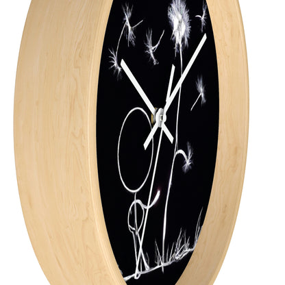 "A Dandelion Flicker in the Midnight Breeze" - The Alien Wall Clock