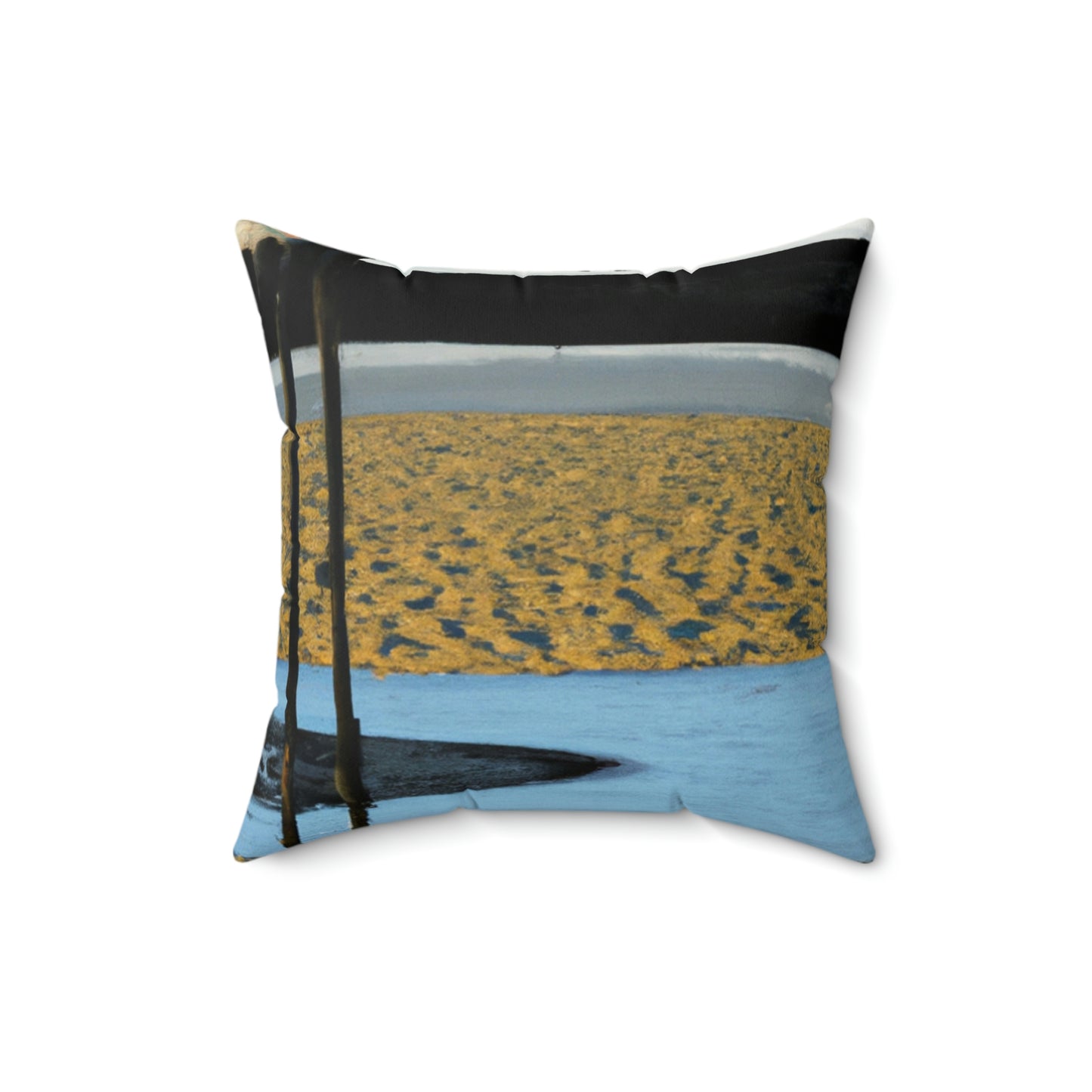 "Hoffnung am Horizont" - Das Alien Square Pillow