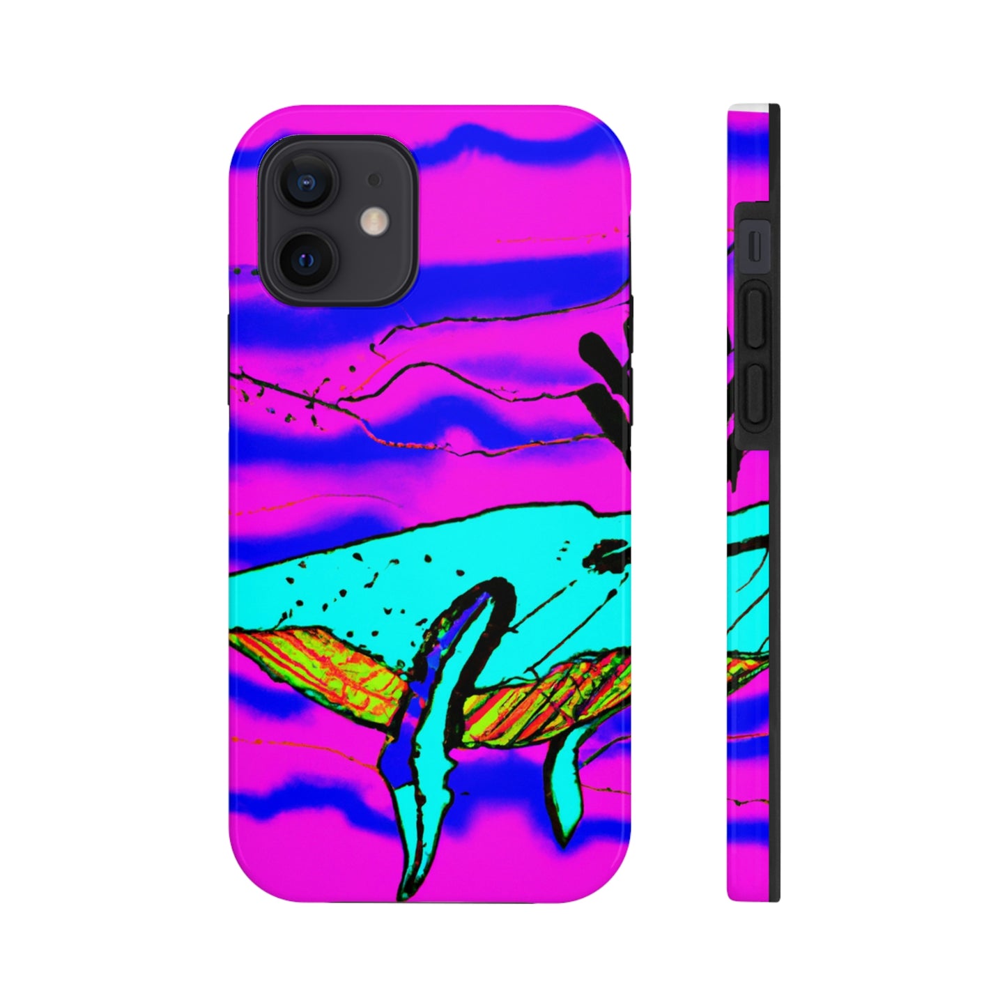 "Glow of the Neon Sea" - The Alien Tough Phone Cases