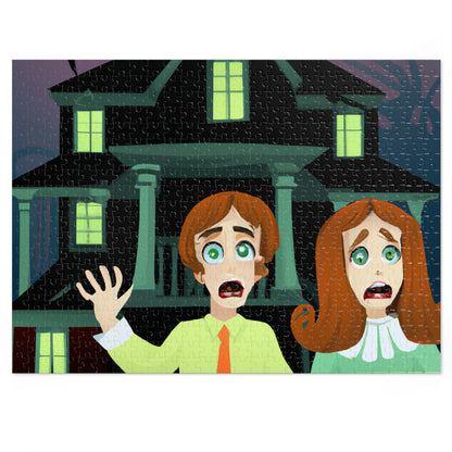 "The Mansion of Misfortune: A Tale of Two Cursed Siblings". - The Alien Jigsaw Puzzle