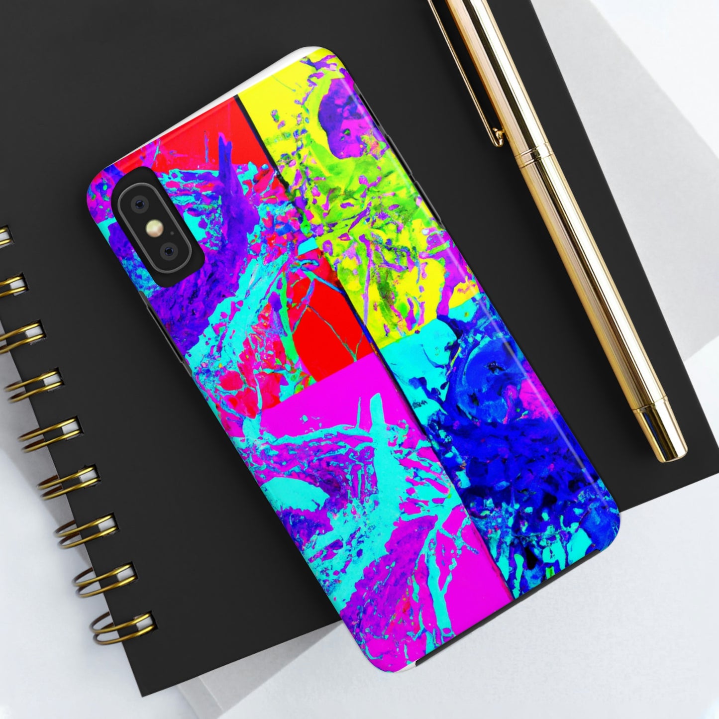 "Ein Regenbogen aus gefiederten Freunden" - Die Alien Tough Phone Cases