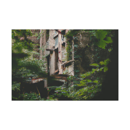 "The Forgotten City in the Forest" - The Alien Canva