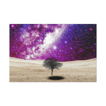 "Árbol solitario de polvo de estrellas" - The Alien Canva