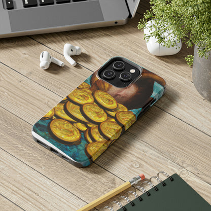 "Feline Fortune in a Foliage of Finances" - The Alien Tough Phone Cases