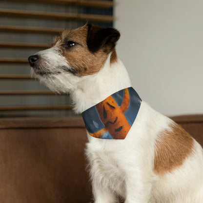 "Jubilant Jig in the Rain" - The Alien Pet Bandana Collar