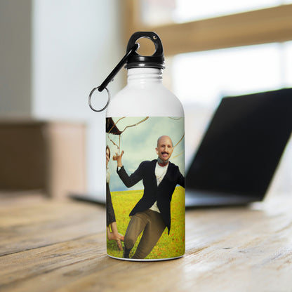 "A Kite Day in the Meadow" - The Alien Stainless Steel Water Bottle