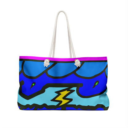 "A Bold Bloom Amidst the Storm" - The Alien Weekender Bag