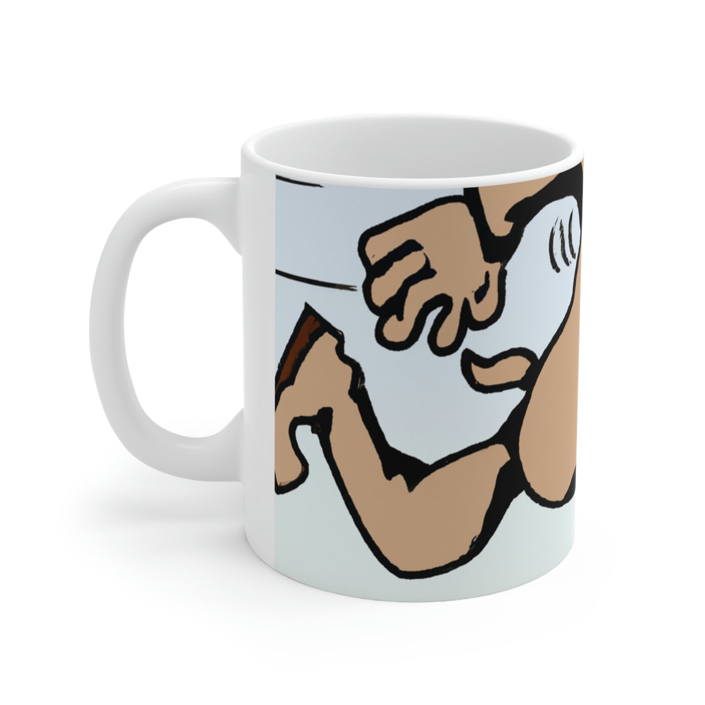 "The Great Hare-Racing Rush." - The Alien Ceramic Mug 11 oz