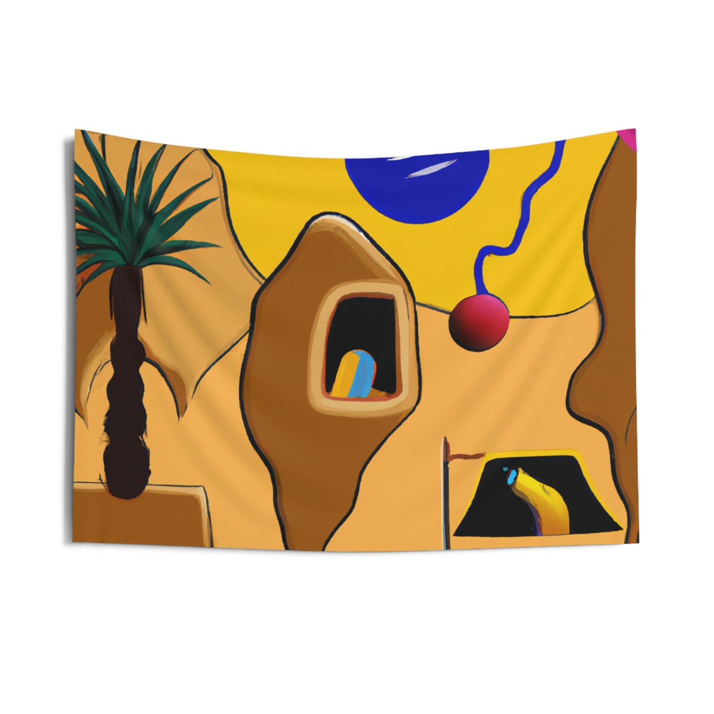 „Desert Mirage: The Forgotten Oasis“ – The Alien Wall Tapestries