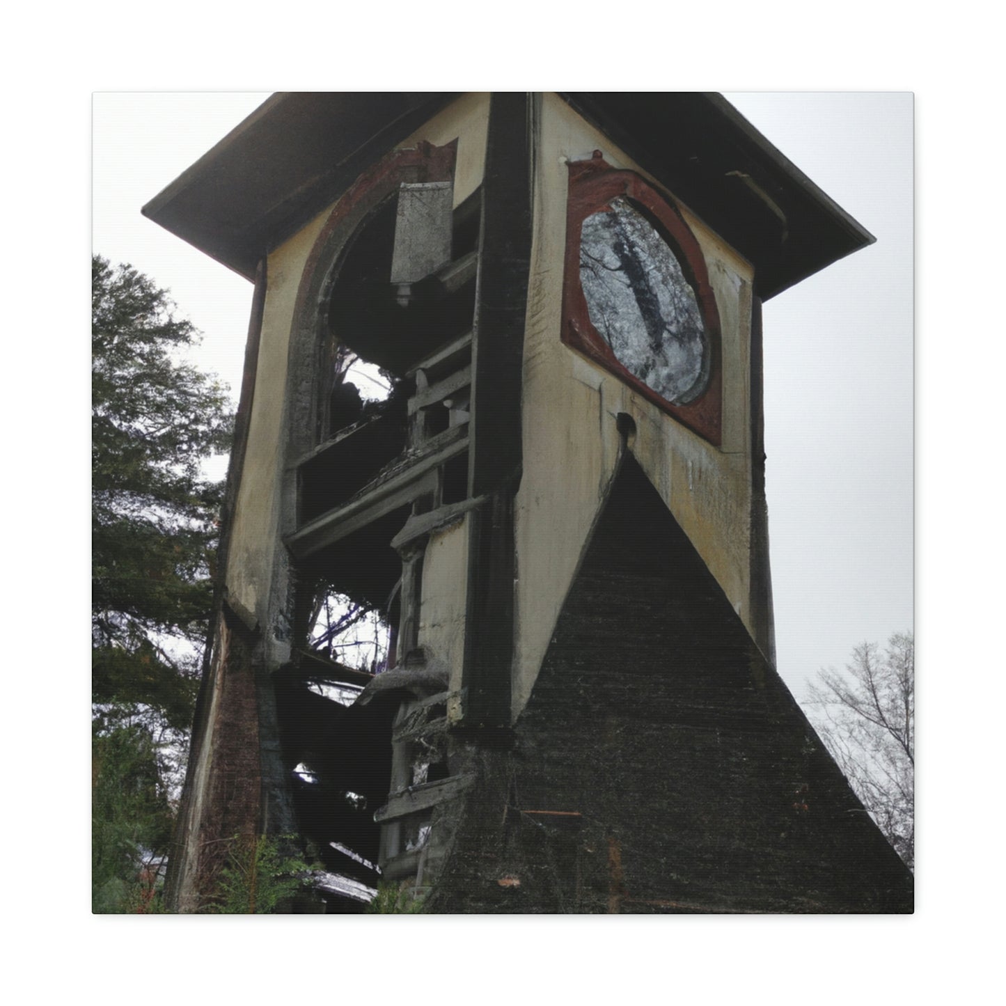 "The Forgotten Clocktower" - The Alien Canva