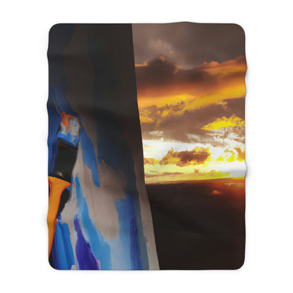 "Calm After the Storm" - The Alien Sherpa Fleece Blanket